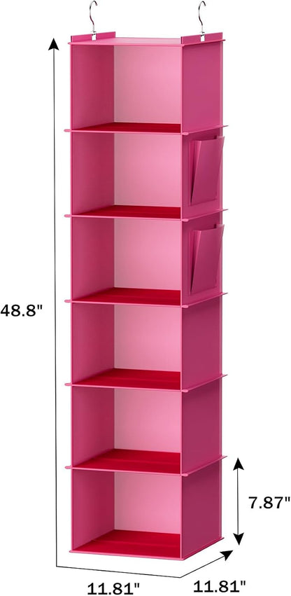 YOUDENOVA Hanging Closet Organizer, Closet Hanging Storage Shelves - Image 3