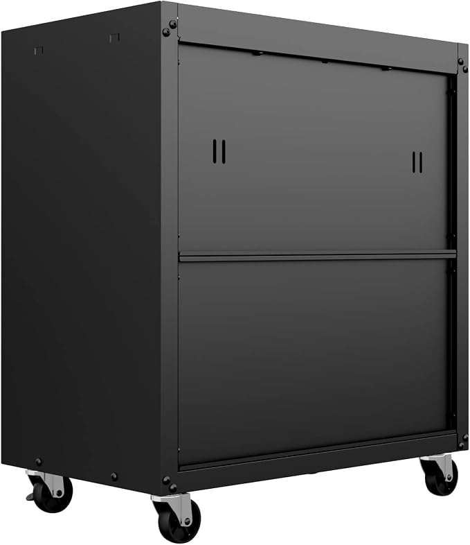 Manhattan Comfort Fortress 31.5-Inch Rolling Garage Tool Chest, 3-Drawer - Image 8