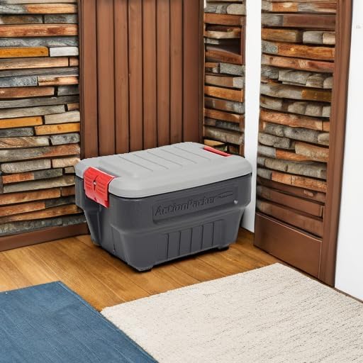 Rubbermaid® ActionPacker® 8 Gal Lockable Storage Box Pack of 4, Industrial - Image 5