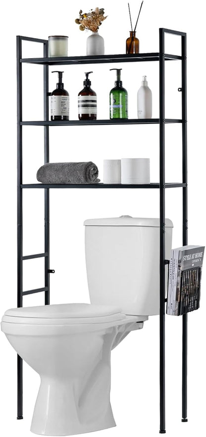 MyGift 3 Tier Over The Toilet Storage, Freestanding Bathroom Organizer Shelf by MyGiftHome