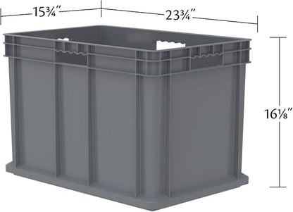 Akro-Mils 37686 Plastic Straight Wall Container Tote - Image 5