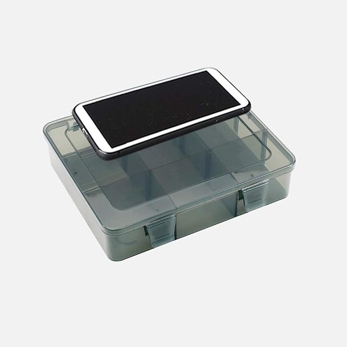 2 Pack Plastic Storage Organizer Box, Storage Container, Jewelry Organizer - Image 2