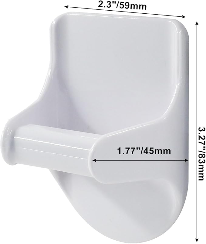 8 Pcs Wall Mount Spray Bottle Hooks | Spray Bottle Rack, Squirt Bottle Holder - Image 2
