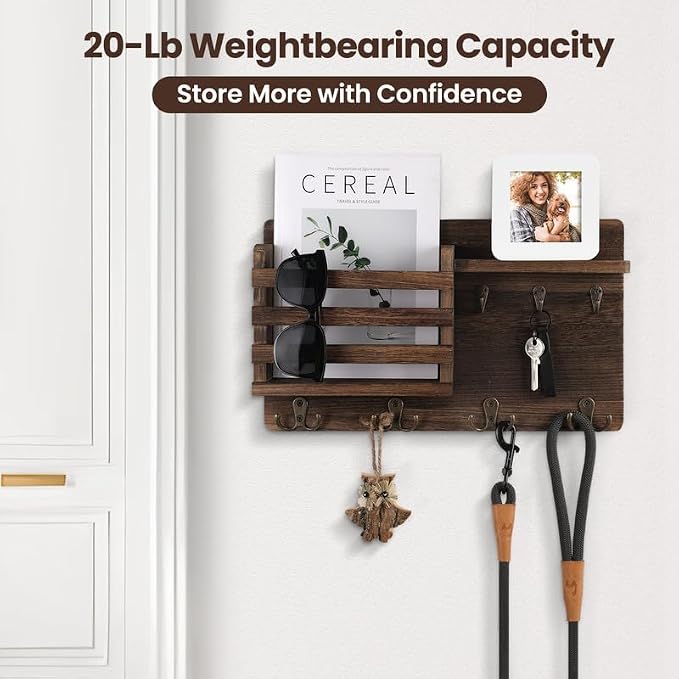 Nekon Mail Holder for Wall Mail Organizer - Image 4
