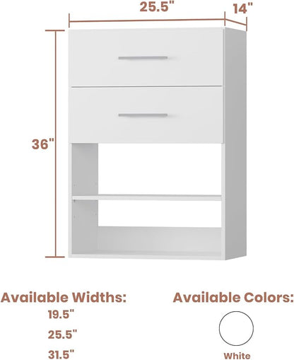 Modular Wood Closet System Tower - Image 2