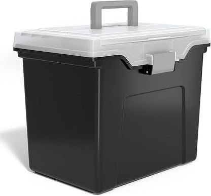 STAPLES File Folder Tote, Portable Filing Box by Staples