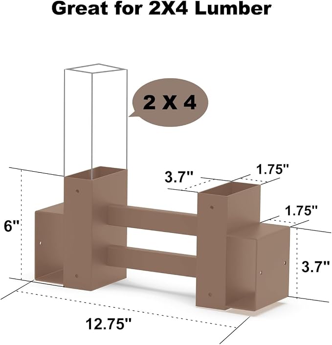 Outdoor Firewood Rack Bracket Kit - Image 4