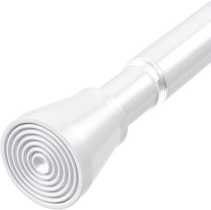 MEXAU 1Pack Spring Tension Curtain Rod 44-77 inch White Small Tension Rod | by MEXAUSPRINGCURTAINRODS