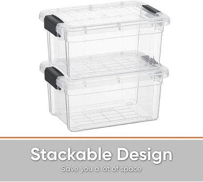 Superio Clear Plastic Storage Bin - Image 4