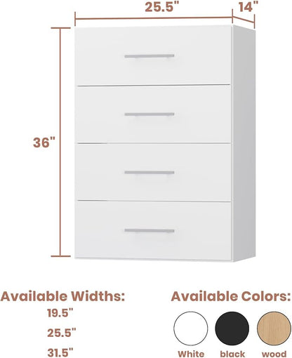 4-Drawer Stackable Storage Organizer Unit - Image 2