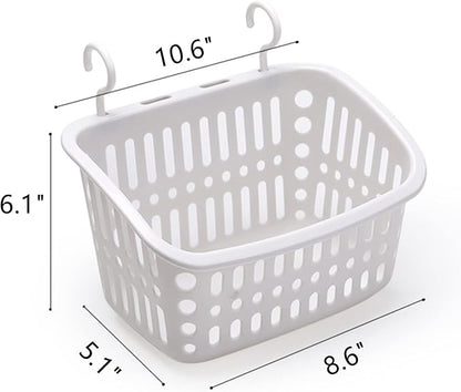 3PCS Plastic Hanging Baskets for Shower, Hanging Basket Organizer - Image 2