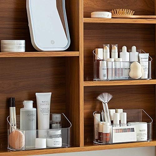 SUNFICON Makeup Tray Holder Organizer Cosmetic Display Case Tabletop Desktop - Image 3