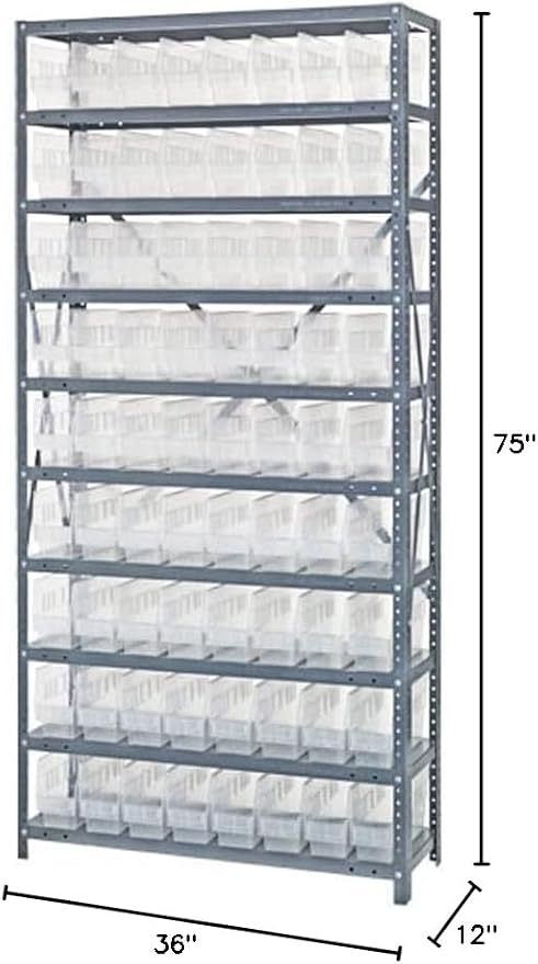 Quantum Storage Systems 1275-201YL Store More Steel Shelving Unit - Image 2