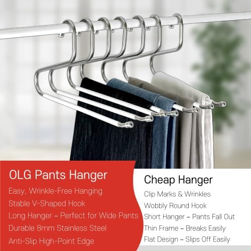 OLG 8mm Stainless Pants Hanger - Image 6
