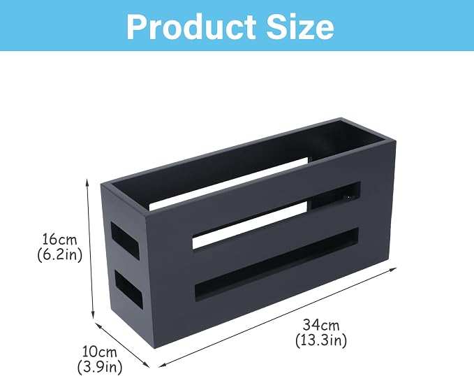 Magazine File Holder, Standing Wooden Magazine Rack, Desk Folder Organizer - Image 4
