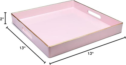 Spsyrine Pink Decorative Serving Tray - Image 7