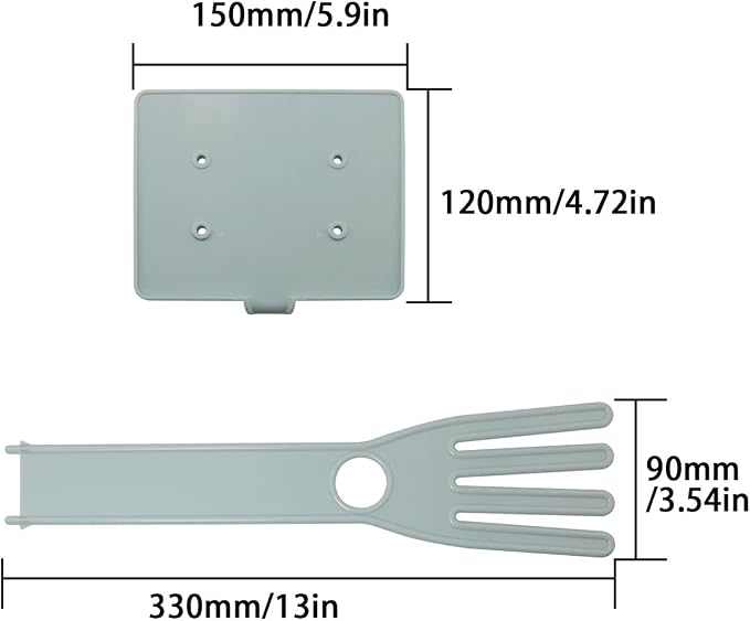 ZRM&E Gloves Stand Kitchen Multifunctional Rubber Gloves Drain Rack Towel - Image 2