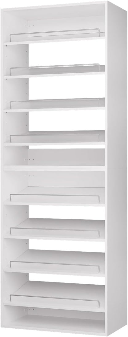 ROOMTEC Modular Closet System, 25.5" Shoe Shelf Closet Tower Wall-Mounted - Image 7