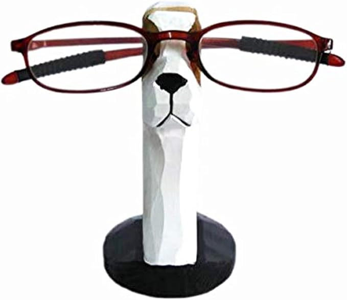 Red Dollar Handmade Wood Carved Animal Eyeglass Holder, Cute Sunglasses Display - Image 6