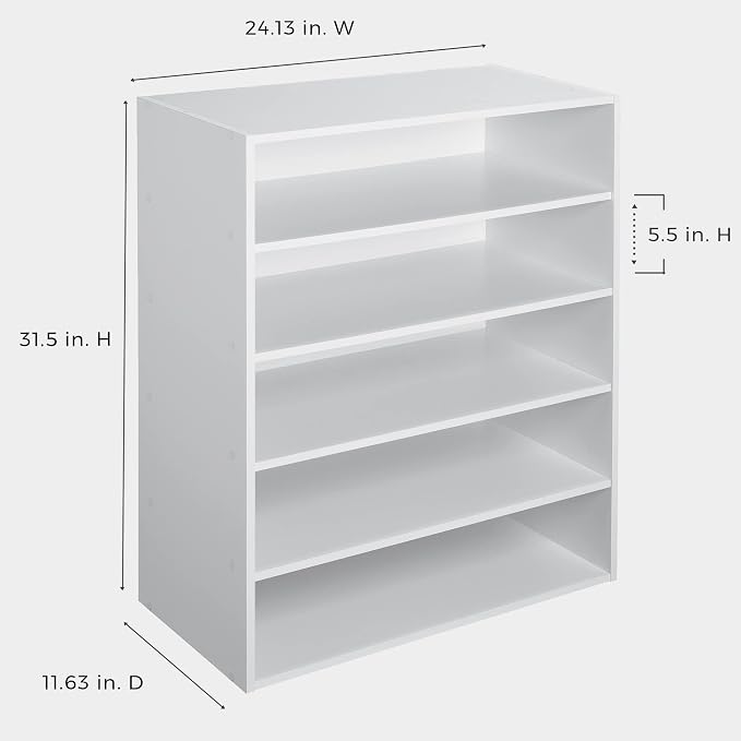 ClosetMaid 1565 Stackable 5-Shelf Organizer - Image 3