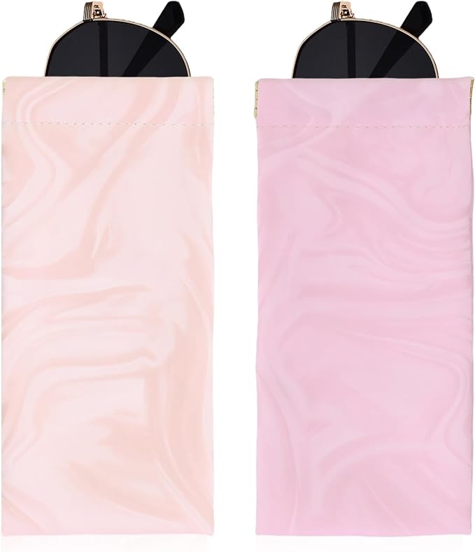 Double Eyeglass Case Soft Dual Glasses Case by FLYINGMAGE