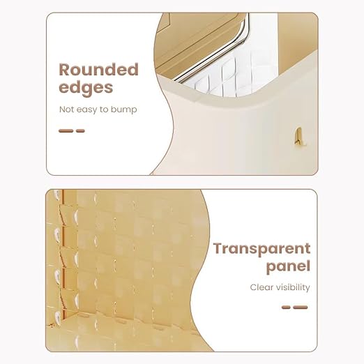 Hanging Kitchen Trash, Can Foldable Transparent Trash Can Kitchen Trash Can - Image 4