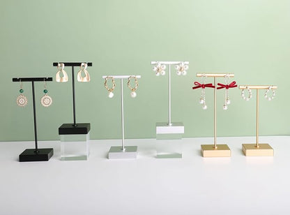 GemeShou 2pcs metal earring holder, mini hangers - Image 2