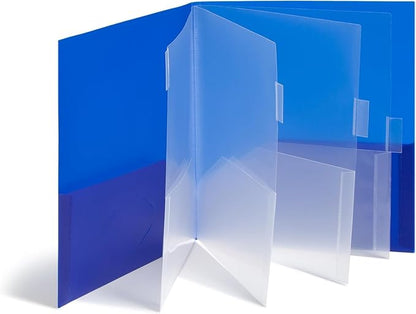 Smead 10-Pocket Organizer, Letter Size, 2 per Pack, 1 Each of Dark Blue and Teal - Image 7