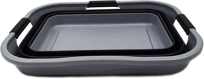 SAMMART 30L Collapsible Plastic Laundry Basket - Image 3