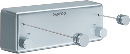 Danpoo Retractable Clothesline, 2x13.8ft 304 Stainless Steel Clothes Line by Danpoo-ForYourHome