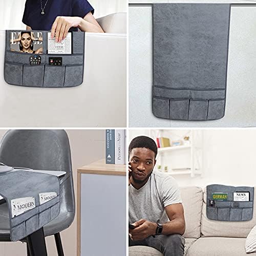 HAOMAIJIA Anti Slip Sofa Armrest Organizer Arm Chair Bedside Caddy Storage - Image 5