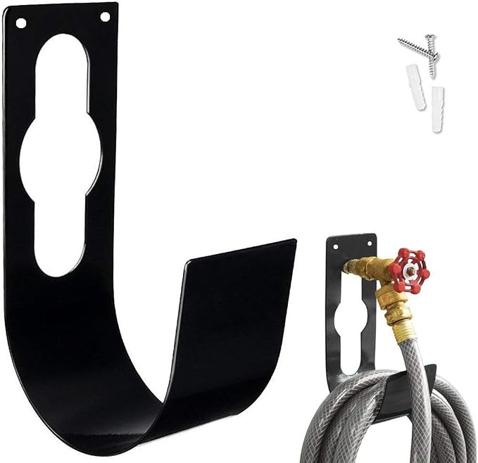 Garden Hose Hanger Wall Mount Heavy Duty Hose Holder Hook by Unknown