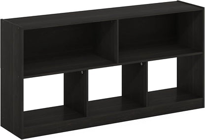 Furinno DALY Book Shelf, 5-Cube Bookshelf, Horizontal Cube Storage Organizer - Image 5