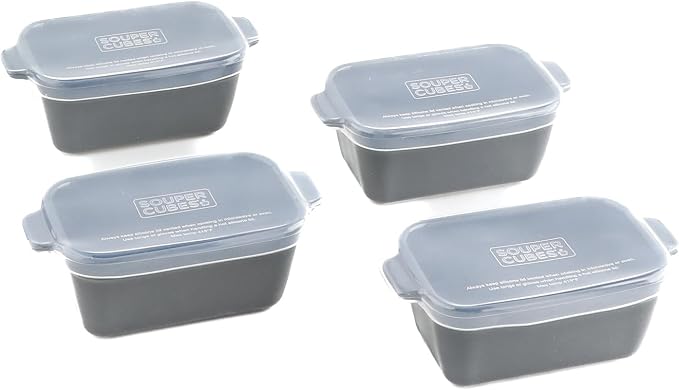 Souper Cubes Ceramic Baking Dishes 2.0-5" x 3" Small Casserole Dishes by SouperCubes%C2%AE
