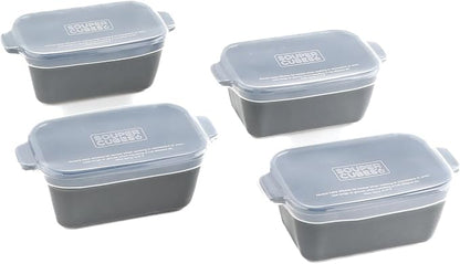 Souper Cubes Ceramic Baking Dishes 2.0-5" x 3" Small Casserole Dishes by SouperCubes%C2%AE