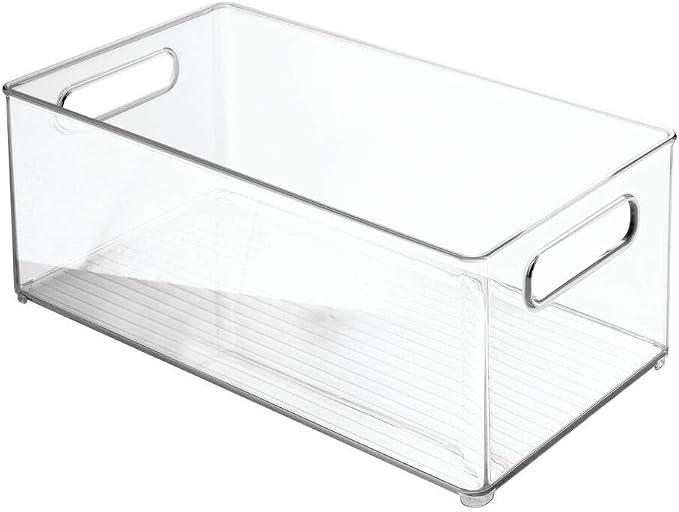 mDesign Plastic Bathroom Storage Container Bins w/ Handles - Image 9