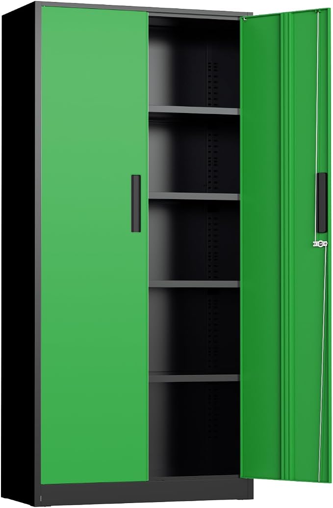 INTERGREAT Metal Storage Cabinet, Tall Metal Cabinet by INTERGREAT