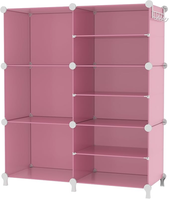 AWTATOS 6 Cube Closet Organizer Storage Shelves by AWTATOS