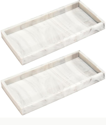 DNC Silicone Bathroom Tray for Counter, Kitchen Sink Soap Tray for Dish Holder by LetsLiveBetter
