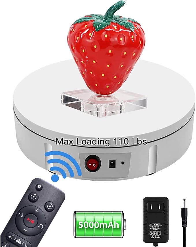 JAYEGT Motorized Rotating Display Stand, 220 Lbs Load, 360 Degree Electric by JAYEGT
