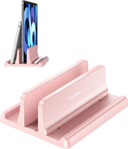Vaydeer Vertical Laptop Stand Holder Plastic Adjustable Desktop Notebook Dock by Vaydeer