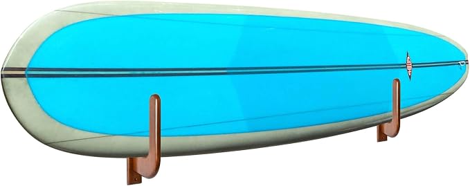 TESLYAR Surfboard Wall Mount – Wooden Surfboard Rack - Image 4