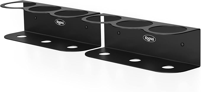 Koova 6 All-Purpose Spray Bottle Holder | Easy Install Wall Mount Hardware - Image 2
