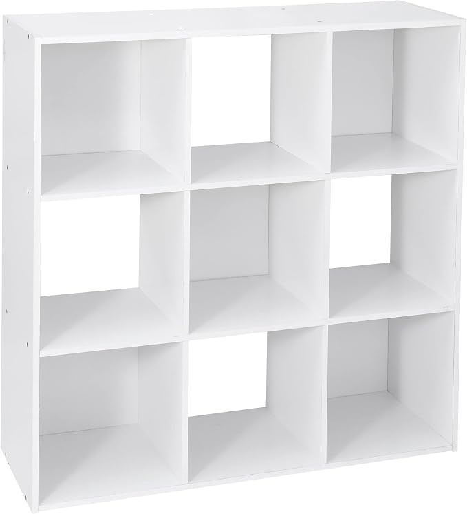 ZenStyle 9 Cube Storage Shelf Organizer, Wooden Bookshelf System Display Cube - Image 9