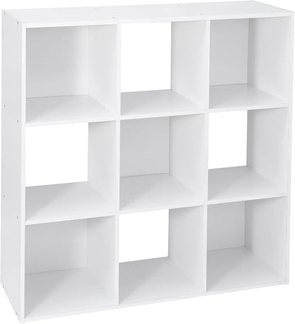 ZenStyle 9 Cube Storage Shelf Organizer, Wooden Bookshelf System Display Cube - Image 9