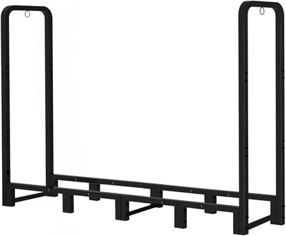 Firewood Rack Stand 6ft Heavy Duty Logs Carrier Holder - Image 2
