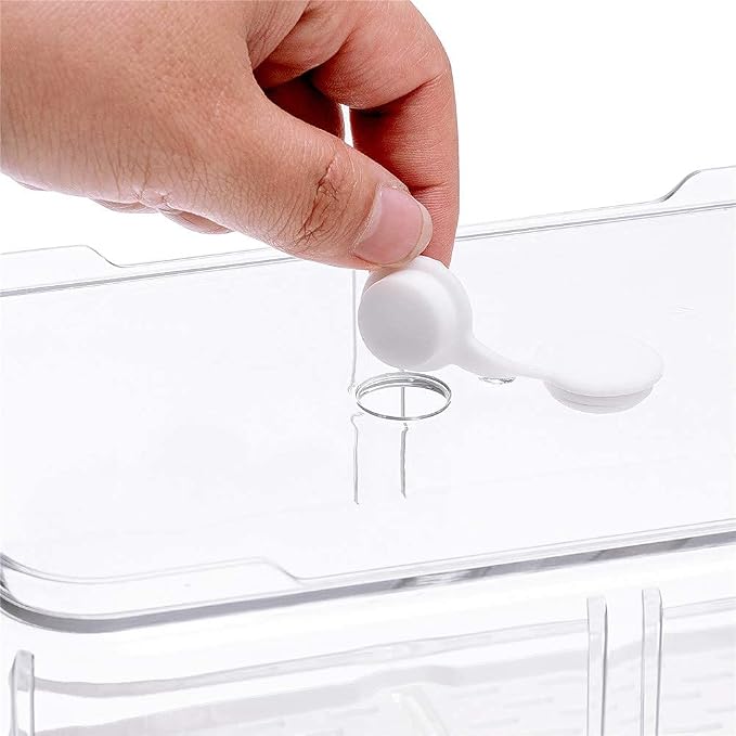SANNO Vegetable Fruit Containers Fridge Food Storage Produce Saver Container - Image 8