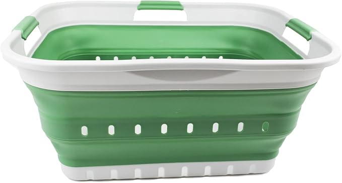 SAMMART 42L Collapsible Plastic Laundry Basket - Image 4