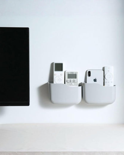 LINFIDITE 2 Pack TV Remote Holder Wall Mount Remote Control Holder - Image 9
