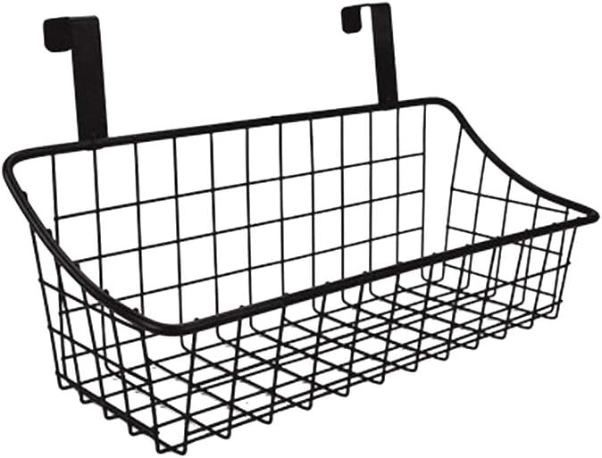 LeleCAT Basket with hook Grid Storage Basket, Hang it behind a door or on a - Image 3